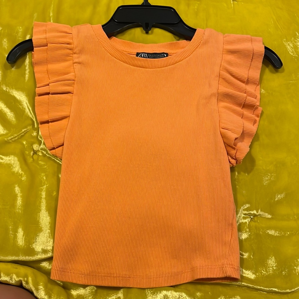 Zara small orange top